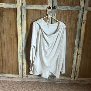 Athleta wrap front hoodie